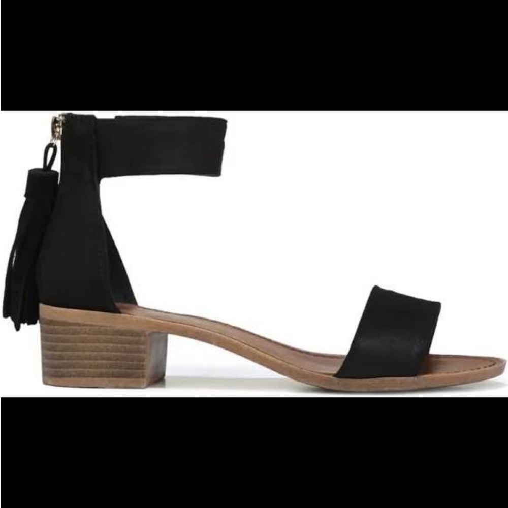 Rock & Candy Black Ankle Strap Sandals